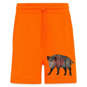 Wildschwein jäger - Shorts - made by SPREAD - SUNSET ORANGE - Vorne
