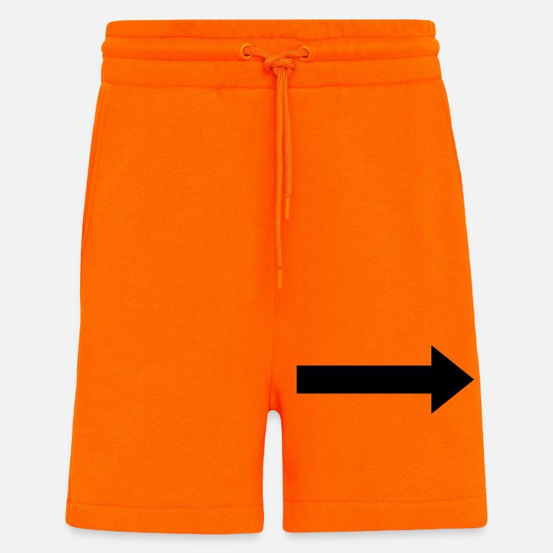 Pfeil nach rechts - Shorts - made by SPREAD - SUNSET ORANGE