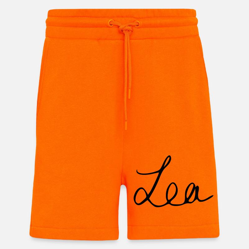 Léa - Short bio décontracté fabriqué en UE - SUNSET ORANGE