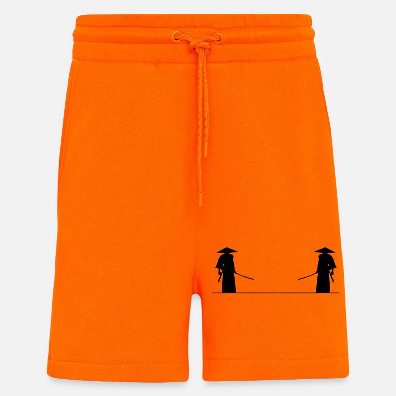 Samurai Kampf - Shorts - made by SPREAD - SUNSET ORANGE