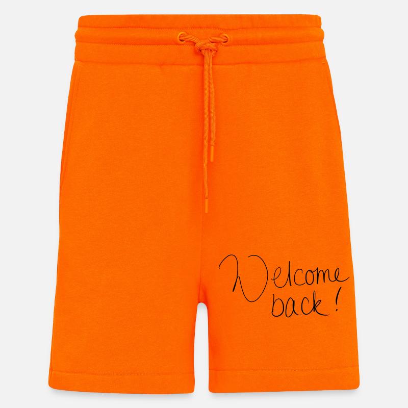Welcome back! - Shorts - made by SPREAD - SUNSET ORANGE