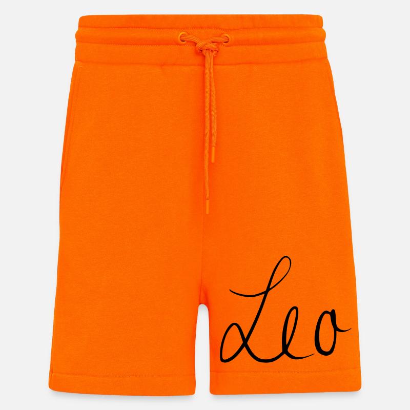 Leo - Short bio décontracté fabriqué en UE - SUNSET ORANGE