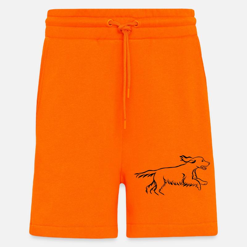 Cocker Spaniel - Shorts - made by SPREAD - SUNSET ORANGE
