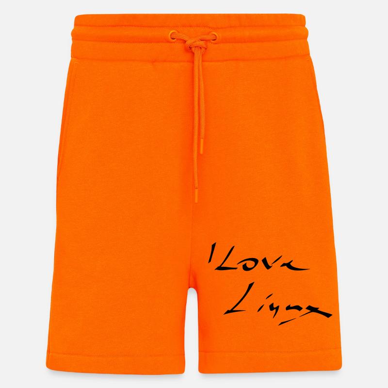 Linux, Logiciels, Programmation - Short bio décontracté fabriqué en UE - SUNSET ORANGE