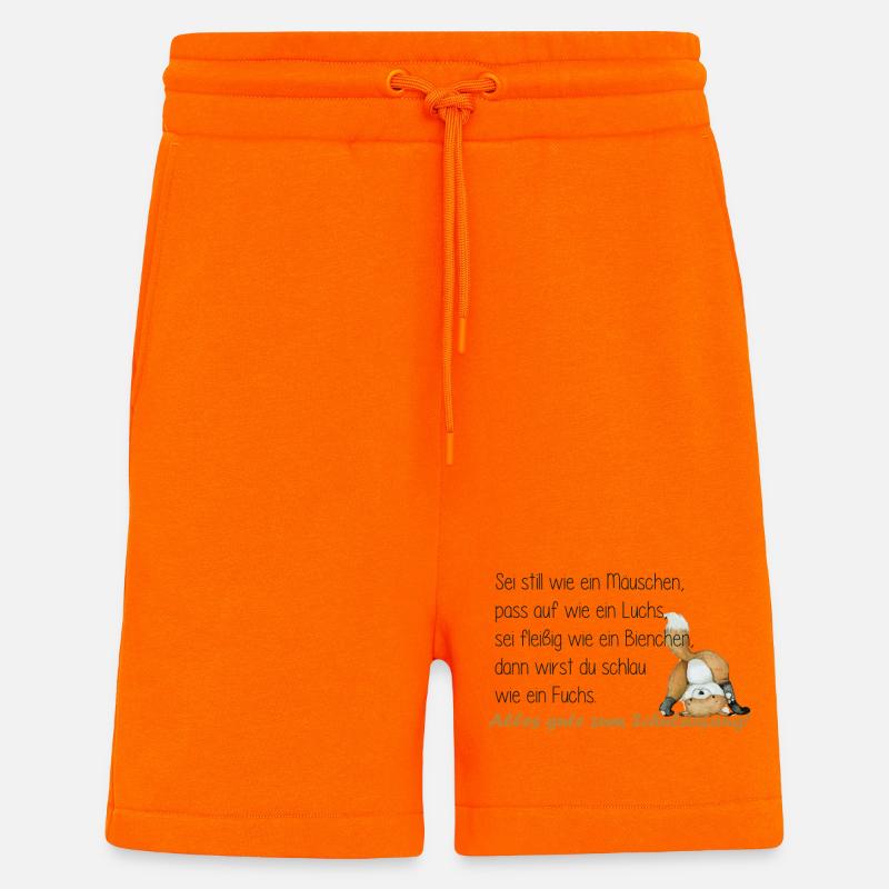 sei fleißig wie ein bienchen - Shorts - made by SPREAD - SUNSET ORANGE
