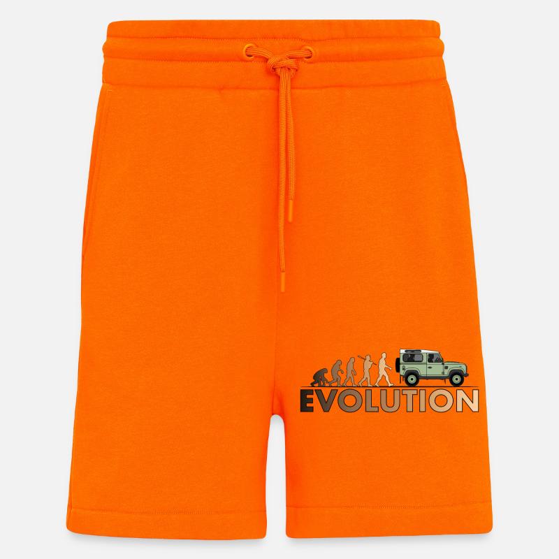 Defender 90 Evolution - Shorts - made by SPREAD - SUNSET ORANGE
