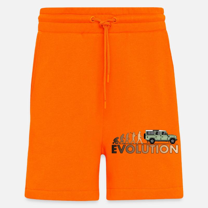 Defender 110 Evolution - Shorts - made by SPREAD - SUNSET ORANGE
