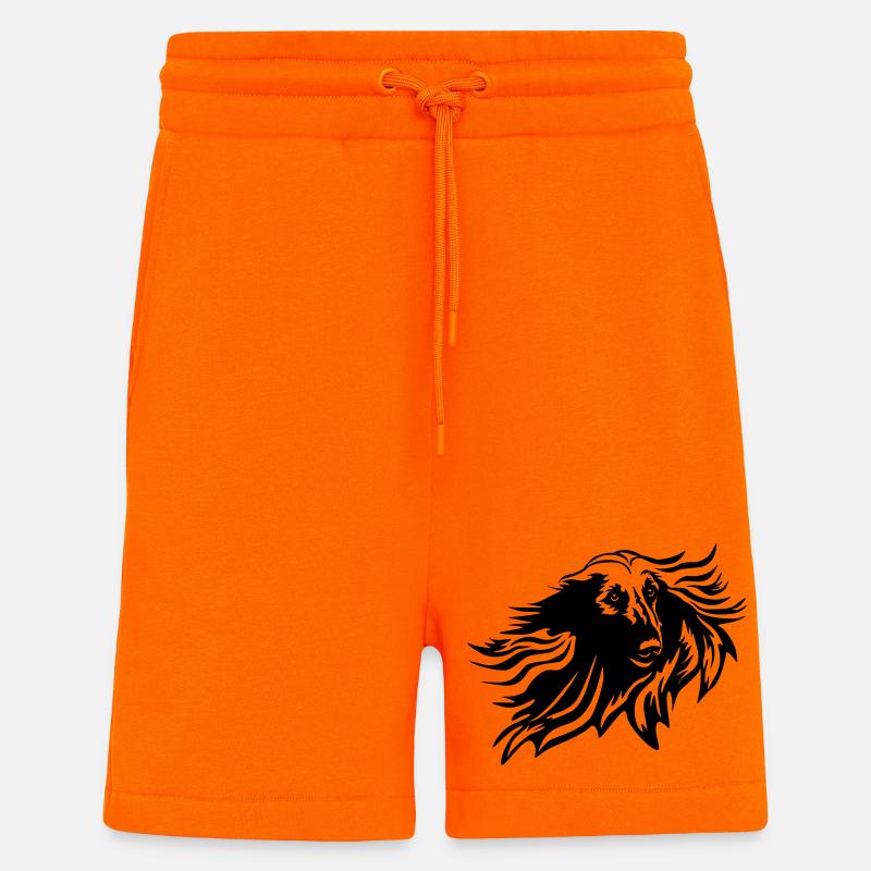 Afghanen Kopf - Shorts - made by SPREAD - SUNSET ORANGE