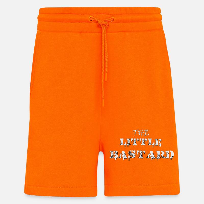 Little Rebel Typography - Shorts - made by SPREAD - SUNSET ORANGE