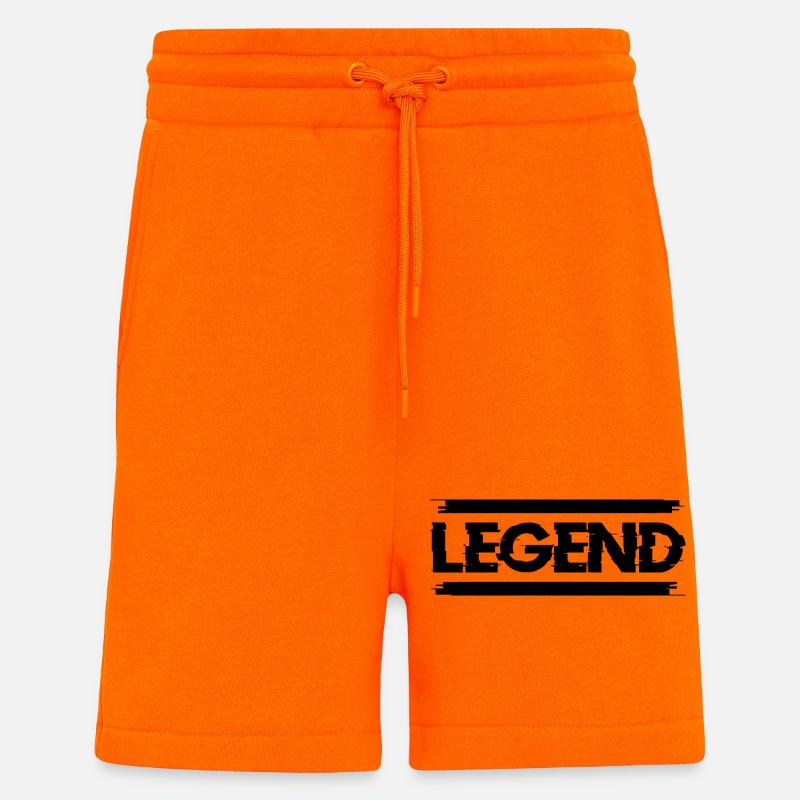 LEGEND - Short bio décontracté fabriqué en UE - SUNSET ORANGE