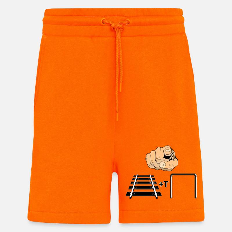 Du spornst nicht an - Shorts - made by SPREAD - SUNSET ORANGE