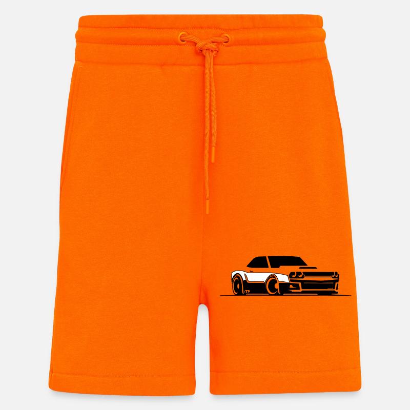 Challenger SRT Hellcat - Shorts - made by SPREAD - SUNSET ORANGE