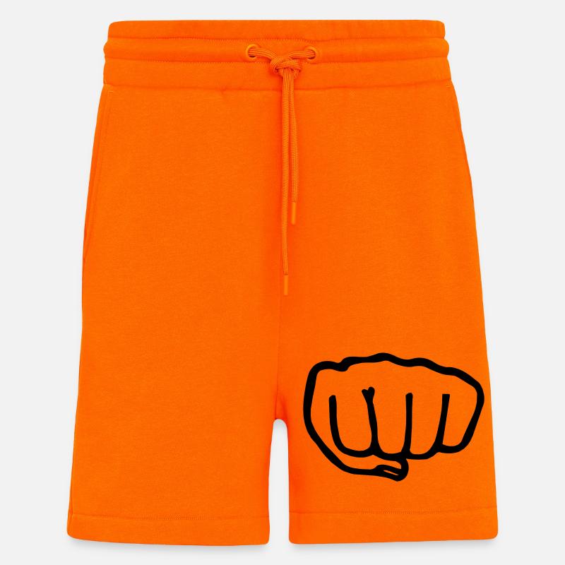 Karate Faust transparente Vectra - Shorts - made by SPREAD - SUNSET ORANGE