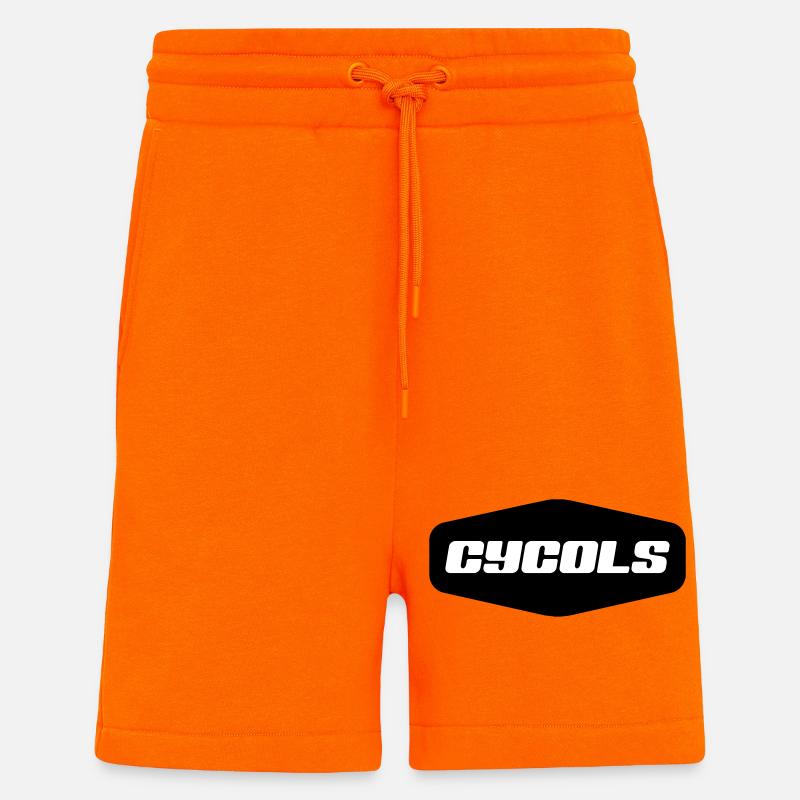 C Y C O L S - Short bio décontracté fabriqué en UE - SUNSET ORANGE