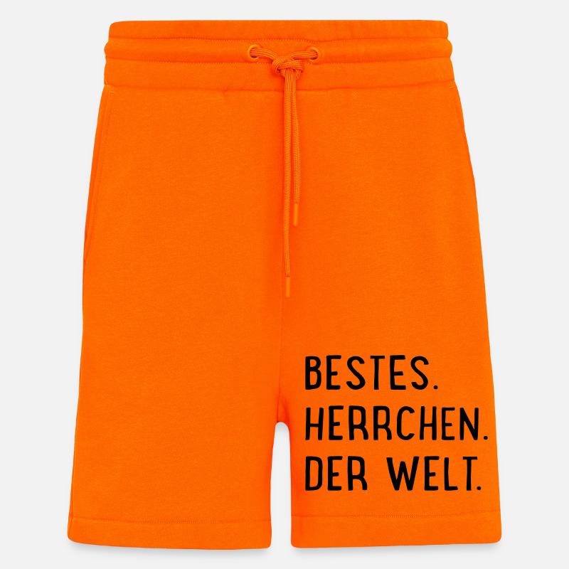 bestes herrchen der welt - Shorts - made by SPREAD - SUNSET ORANGE