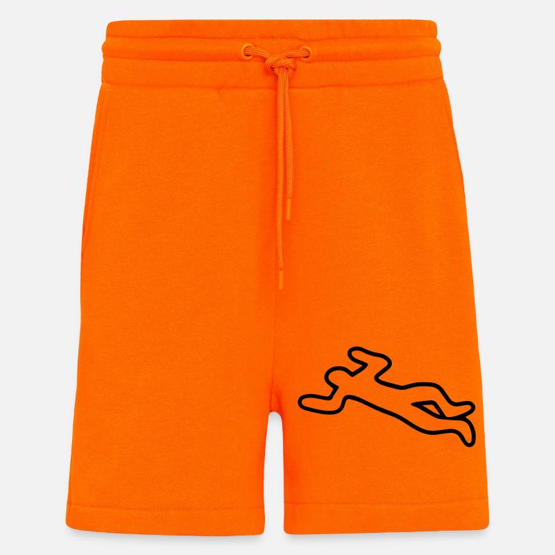 Corpse - Shorts - made by SPREAD - SUNSET ORANGE