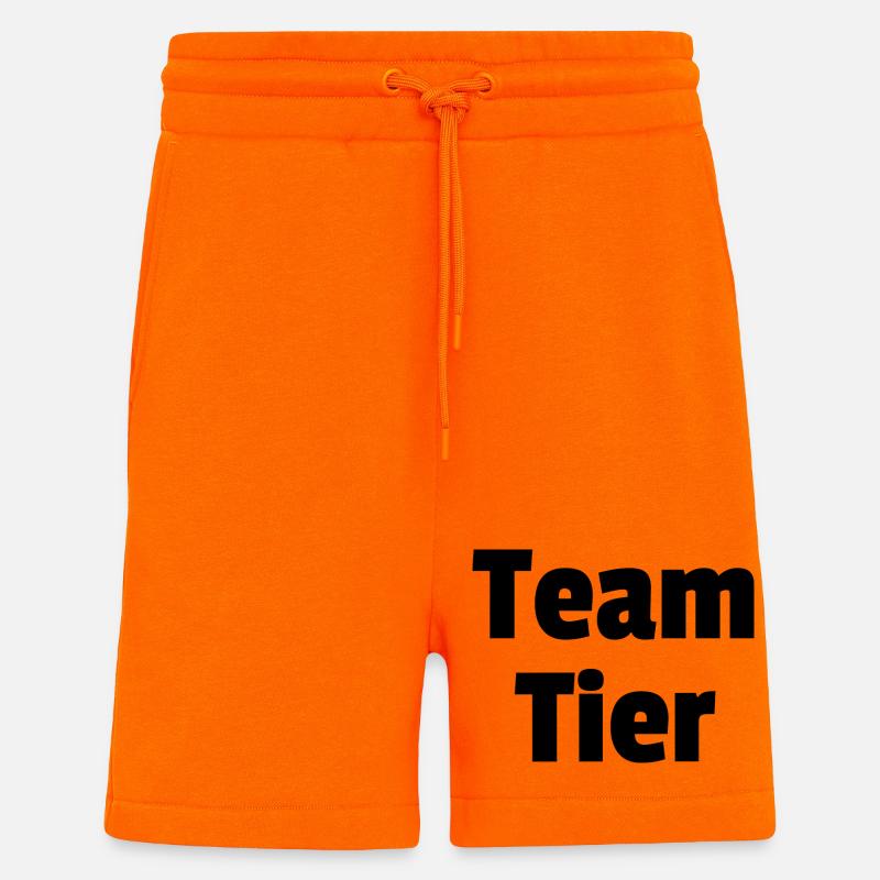 Team Tier - Shorts - made by SPREAD - SUNSET ORANGE