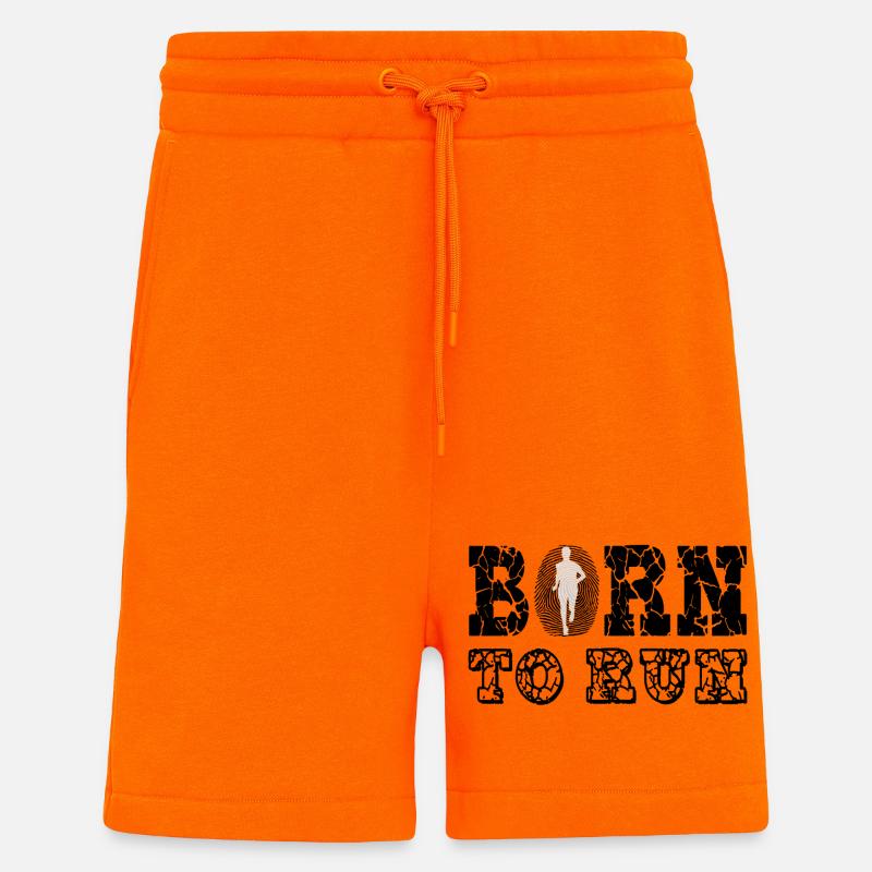 Runner - Short bio décontracté fabriqué en UE - SUNSET ORANGE