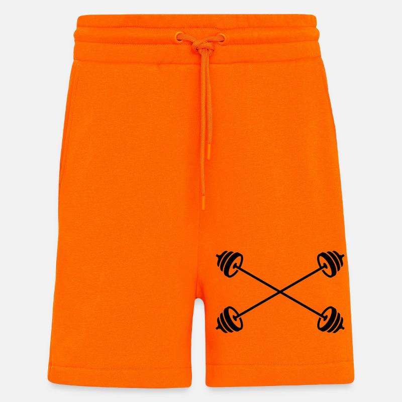 100000000000000000 - Short bio décontracté fabriqué en UE - SUNSET ORANGE