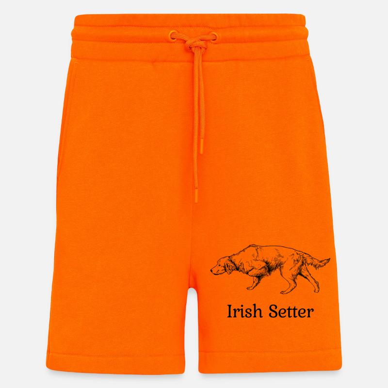 Irish Setter vorstehend - Shorts - made by SPREAD - SUNSET ORANGE