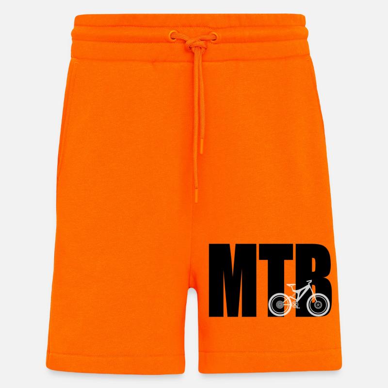 MTB - Short bio décontracté fabriqué en UE - SUNSET ORANGE