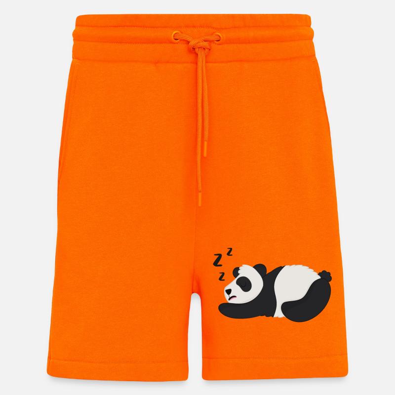 Panda Panda Bear - Shorts - made by SPREAD - SUNSET ORANGE