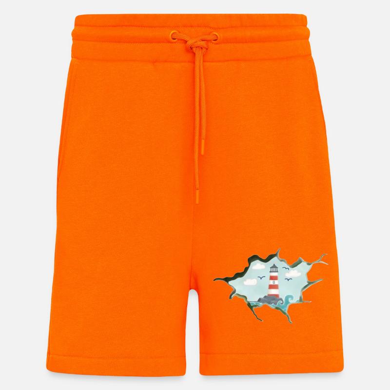 Druchbruch zum Strand - Shorts - made by SPREAD - SUNSET ORANGE
