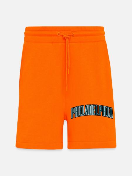 Philadelphia Arc Typo - Shorts - made by SPREAD - SUNSET ORANGE