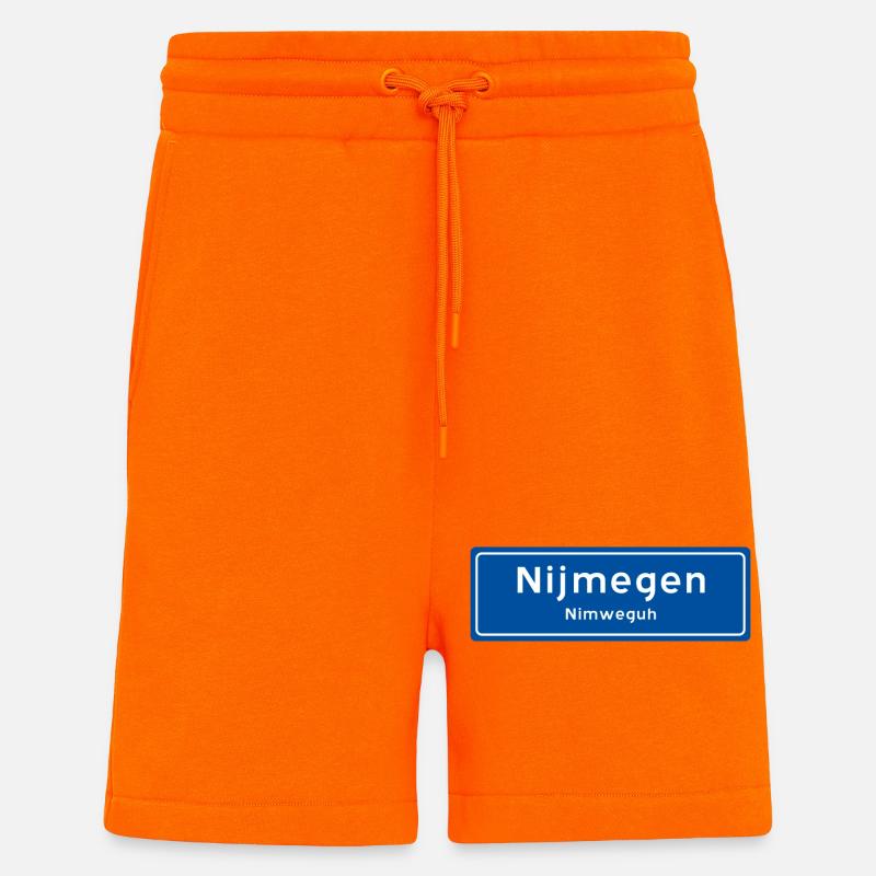 Nijmegen Ortsschild - Shorts - made by SPREAD - SUNSET ORANGE