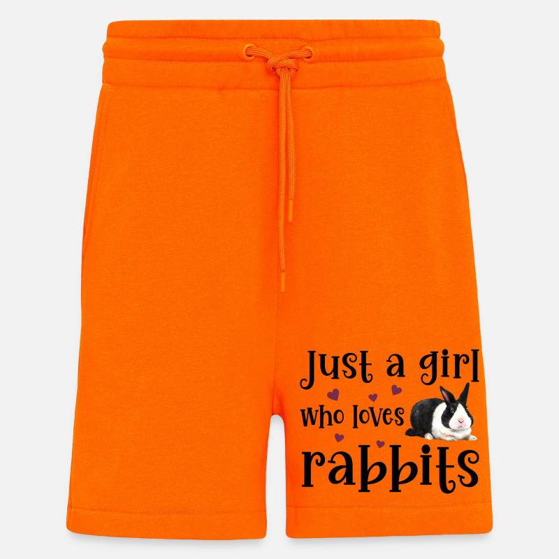Lapin Lapin - Short bio décontracté fabriqué en UE - SUNSET ORANGE