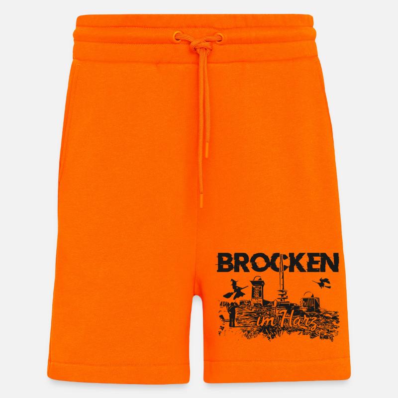 Brocken im Harz - Shorts - made by SPREAD - SUNSET ORANGE