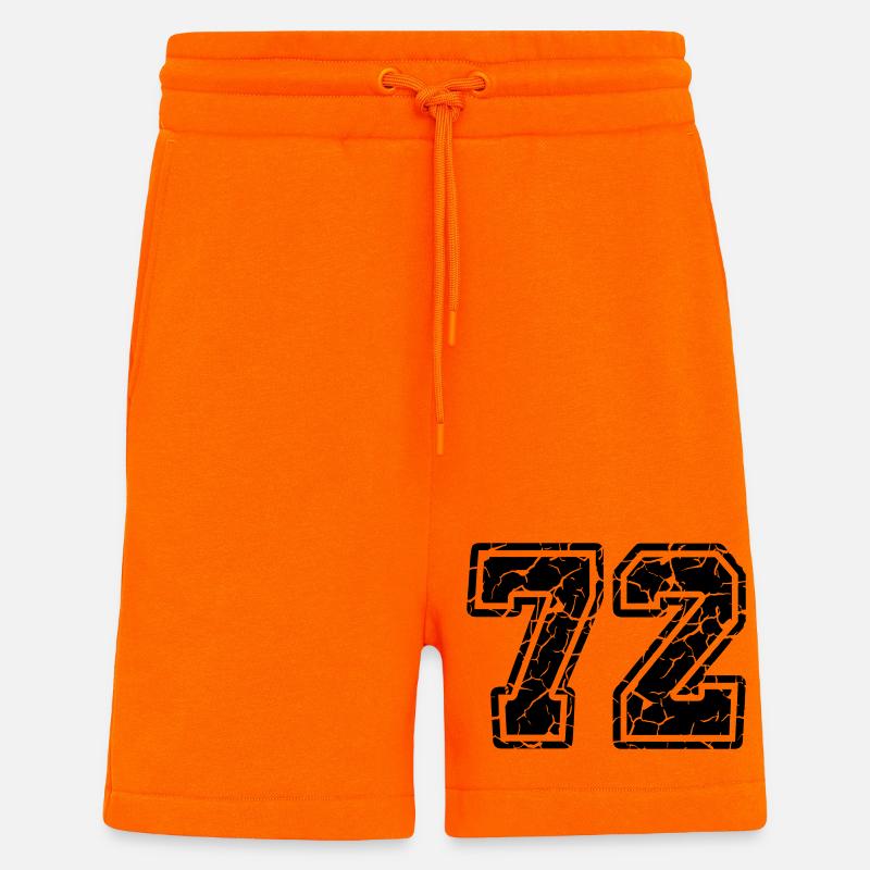 72 erodiert - Shorts - made by SPREAD - SUNSET ORANGE