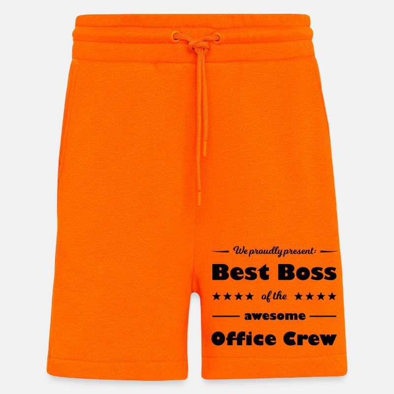 Der beste Büro - Shorts - made by SPREAD - SUNSET ORANGE