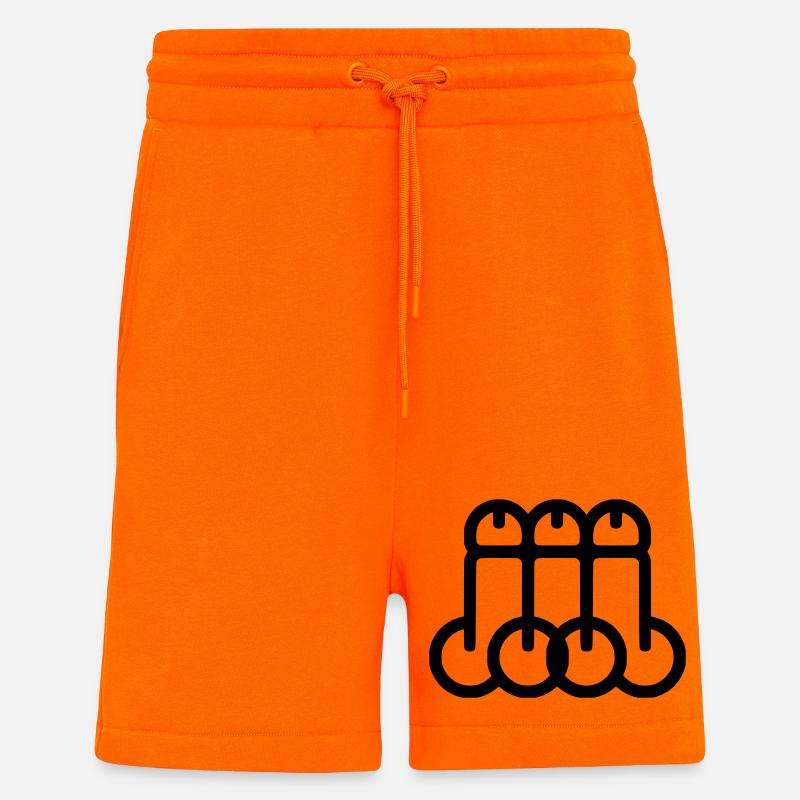dicks - Shorts - made by SPREAD - SUNSET ORANGE