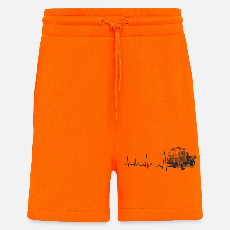 Herzschlag - Multicar M25 - Shorts - made by SPREAD - SUNSET ORANGE
