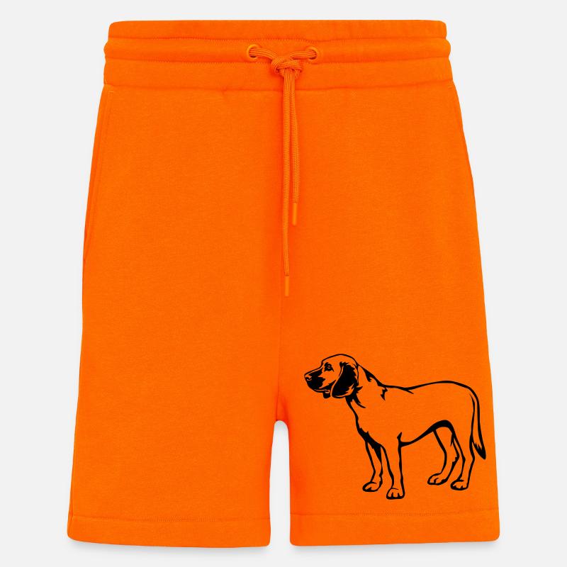 Hannoverscher Schweisshund - Shorts - made by SPREAD - SUNSET ORANGE