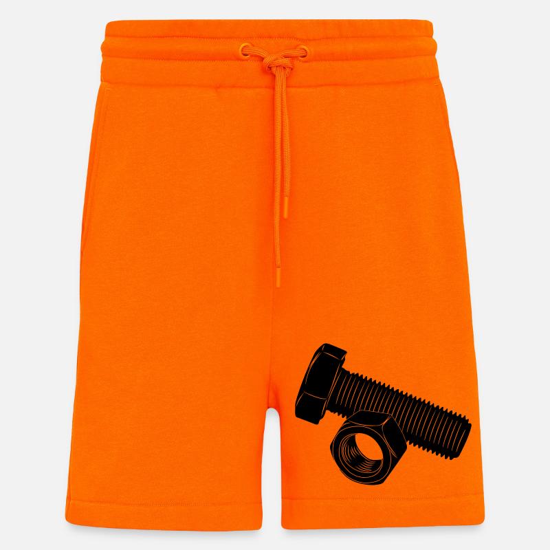 Schraube und Mutter - Shorts - made by SPREAD - SUNSET ORANGE