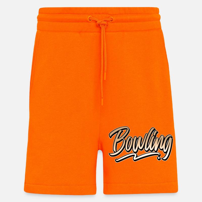 Bowling - Short bio décontracté fabriqué en UE - SUNSET ORANGE
