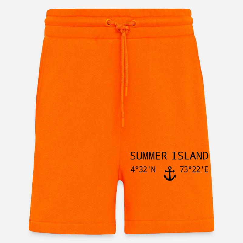 Summer Island Malediven - Shorts - made by SPREAD - SUNSET ORANGE