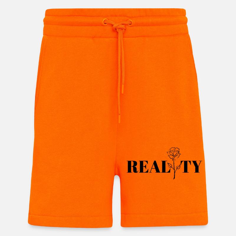 Cooles Design, Realität. - Shorts - made by SPREAD - SUNSET ORANGE