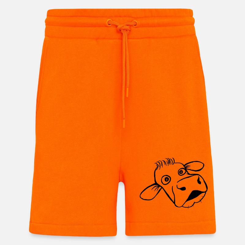 Kuh - Shorts - made by SPREAD - SUNSET ORANGE