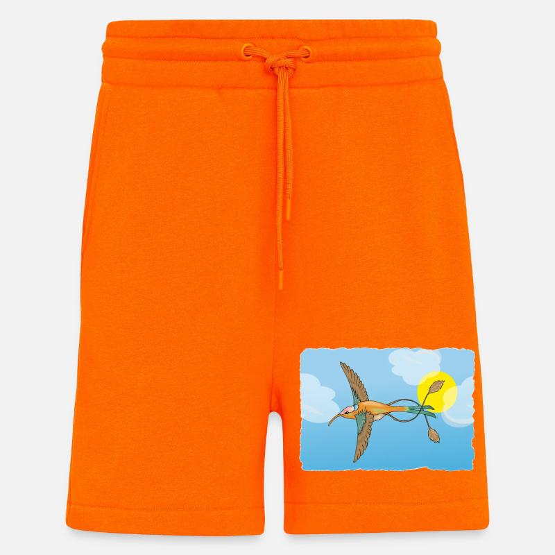 Der Kolibri - Shorts - made by SPREAD - SUNSET ORANGE