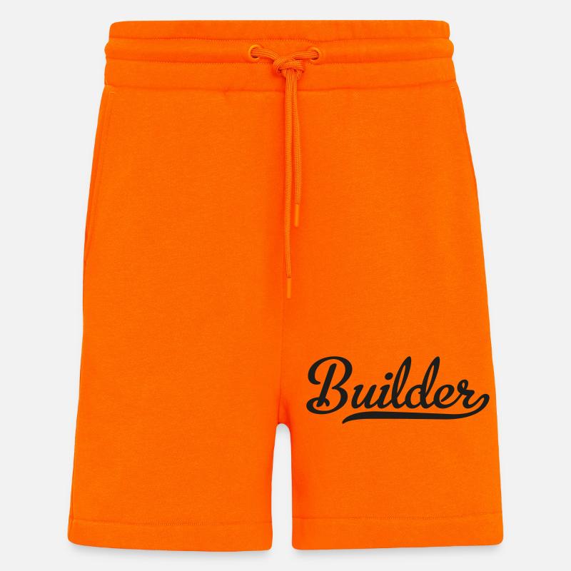 builder - Shorts - made by SPREAD - SUNSET ORANGE