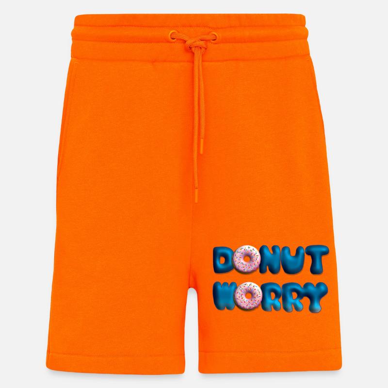 Donut Worry - Shorts - made by SPREAD - SUNSET ORANGE