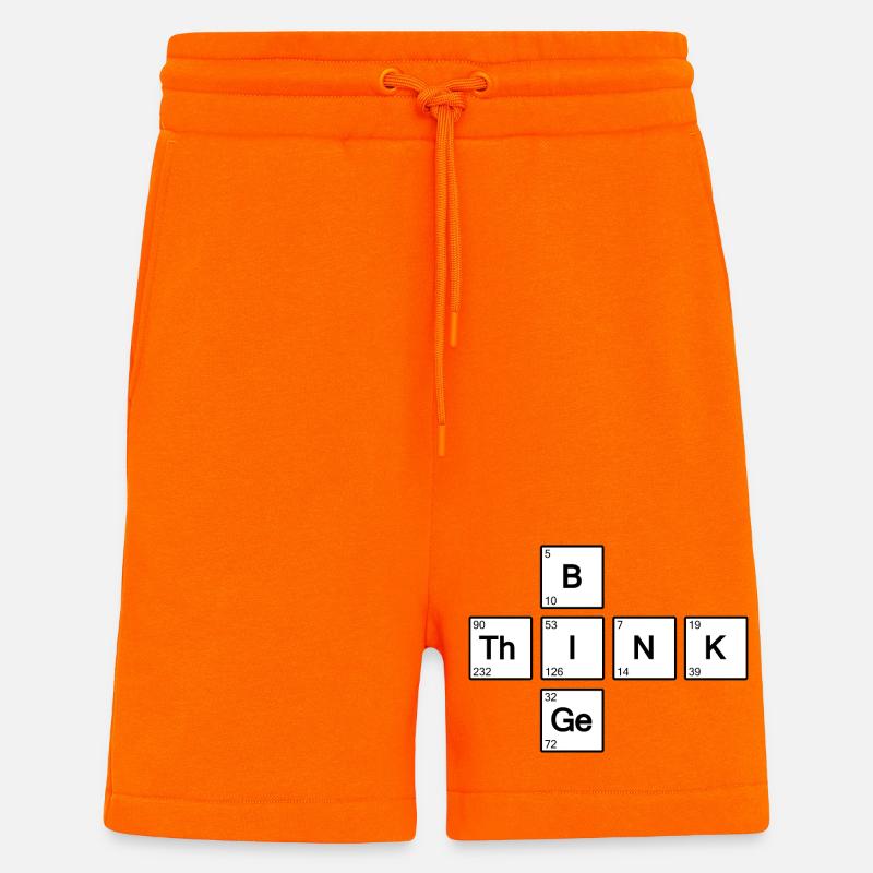 Think Big (Weiß) - Shorts - made by SPREAD - SUNSET ORANGE