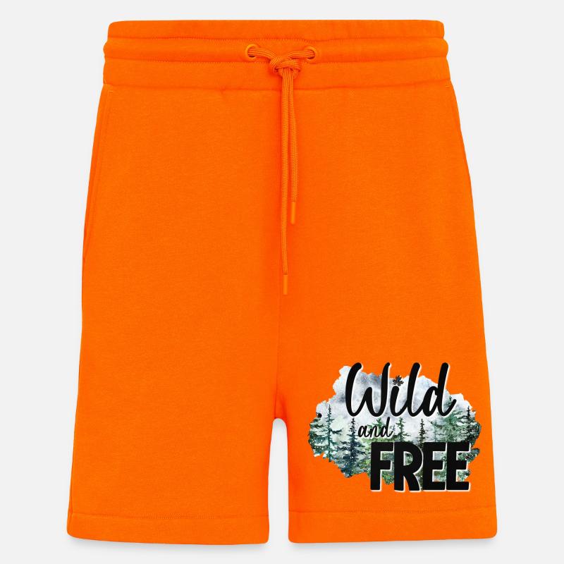 Wild und frei - Shorts - made by SPREAD - SUNSET ORANGE
