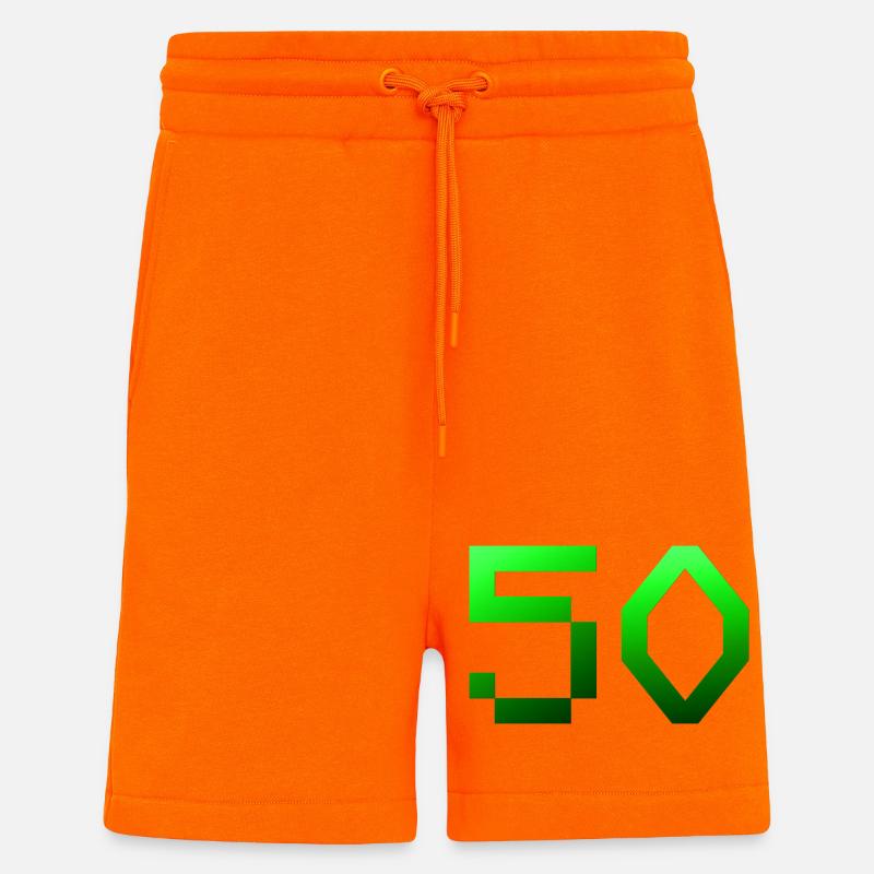 für alle, 50 Pixelig - Shorts - made by SPREAD - SUNSET ORANGE