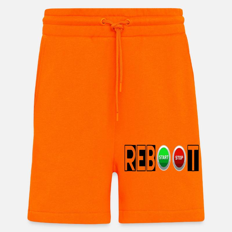 REBOOT - Shorts - made by SPREAD - SUNSET ORANGE