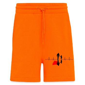 Karmesinrote Schatten-Silhouette - Shorts - made by SPREAD - SUNSET ORANGE - Vorne