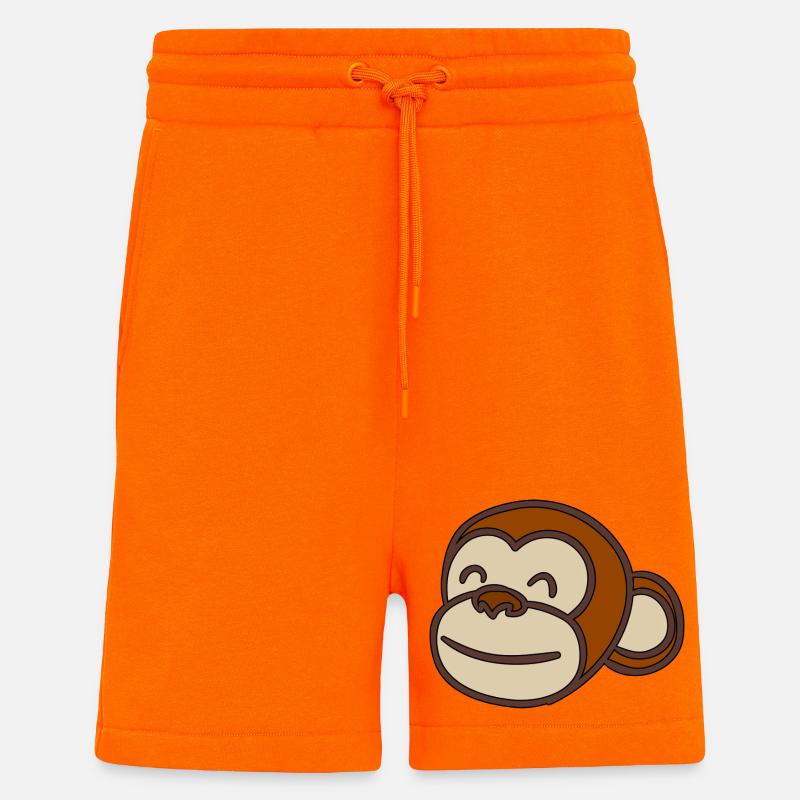 Affenkopf - Shorts - made by SPREAD - SUNSET ORANGE